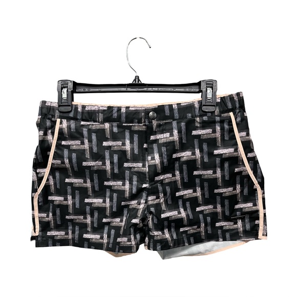 Parke & Ronen Other - Parke & Ronen Black Patterned men’s square cut swim trunks